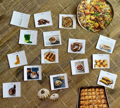 plaatjes ondersteunde communicatie voor het Suikerfeest