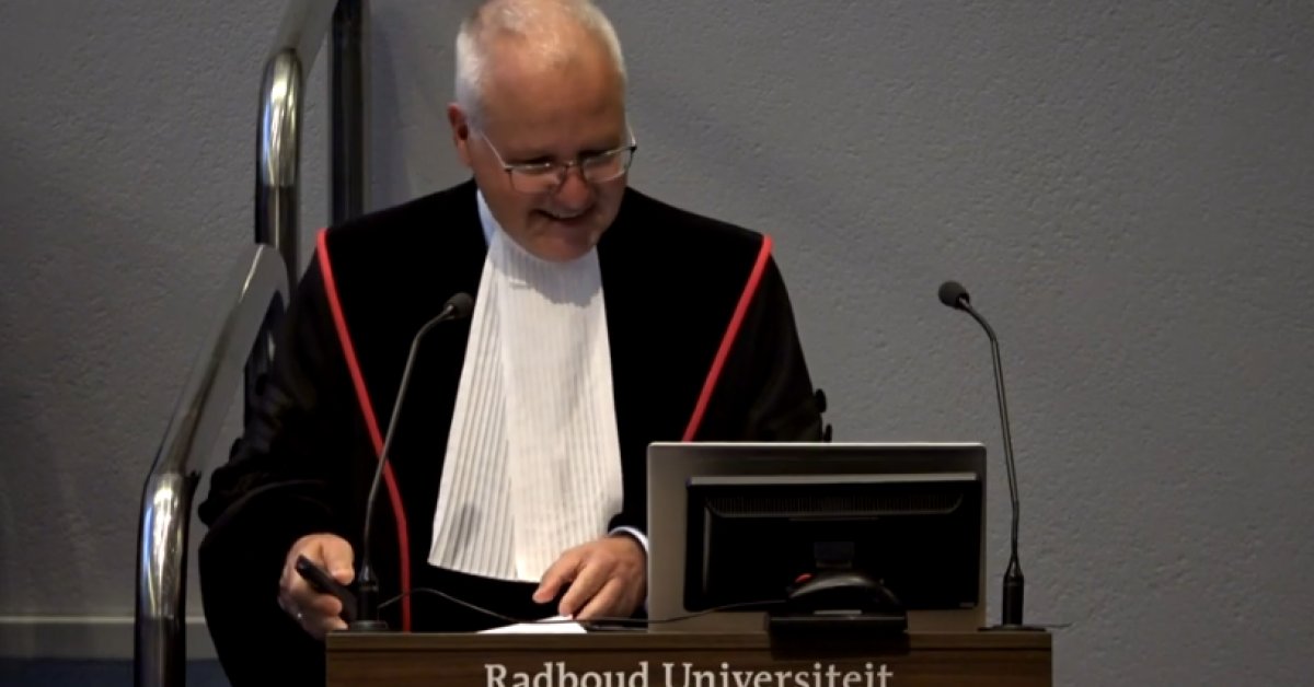 Prof. dr. Mathijs Vervloed houdt zijn inaugurele rede | Wij zijn Milo